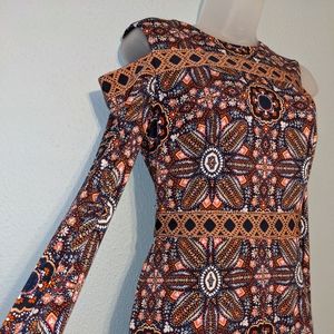 Maggy London dress with amazing pattern!